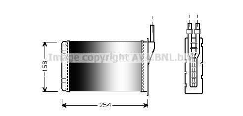 AVA QUALITY COOLING Lämmityslaitteen kenno RTA6087